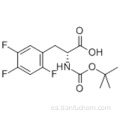 BOC-D-2,4,5-TRIFLUOROPHE CAS 486460-09-7